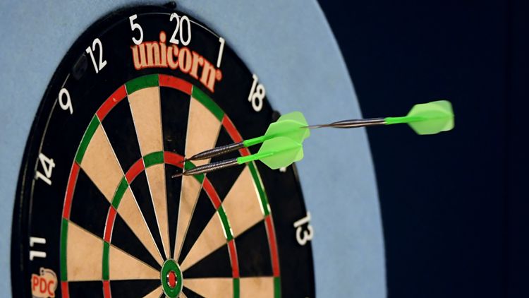 Dartsscheibe Darts WM 17122025