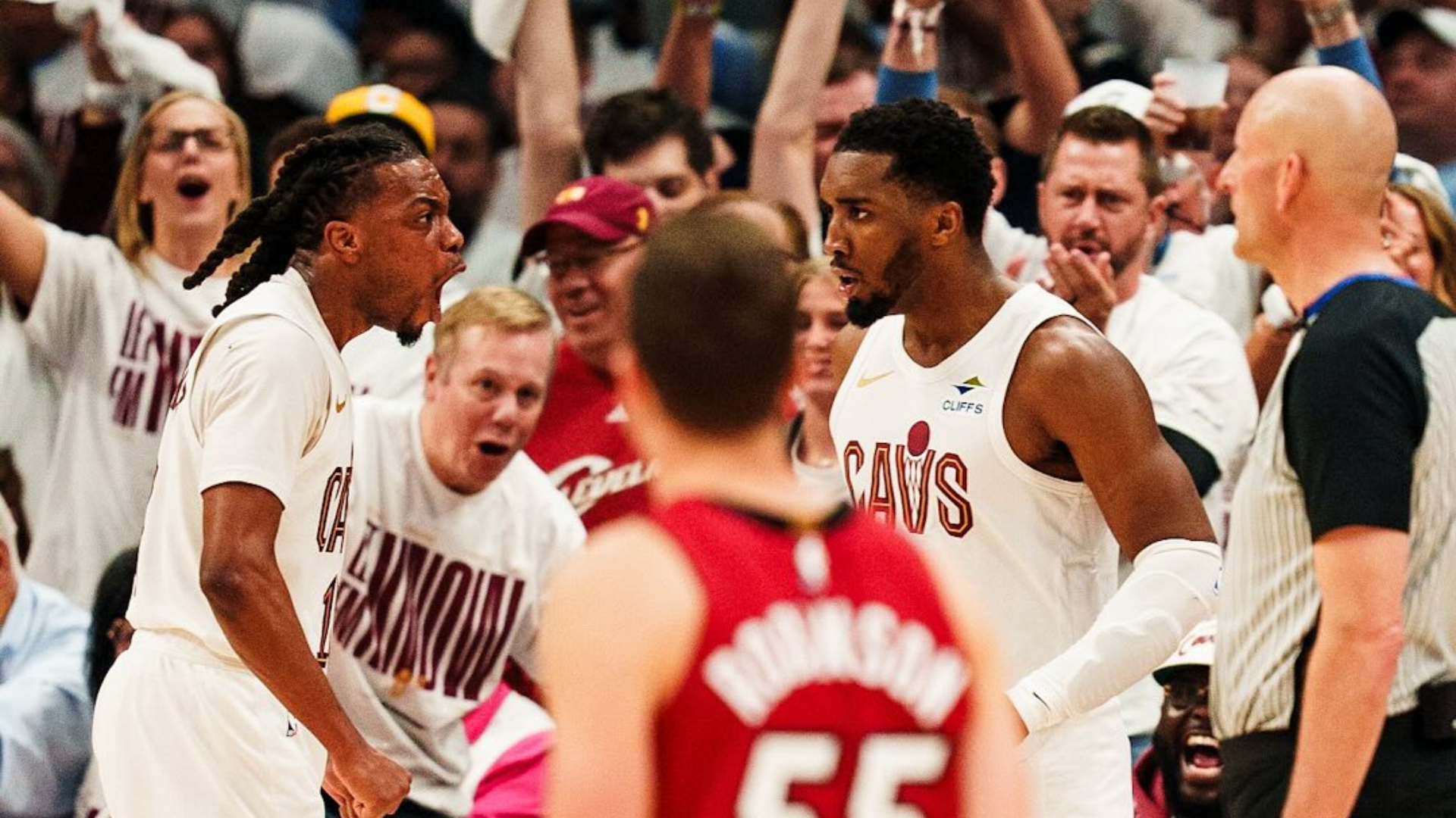 Darius Garland, Donovan Mitchell, Cleveland Cavaliers
