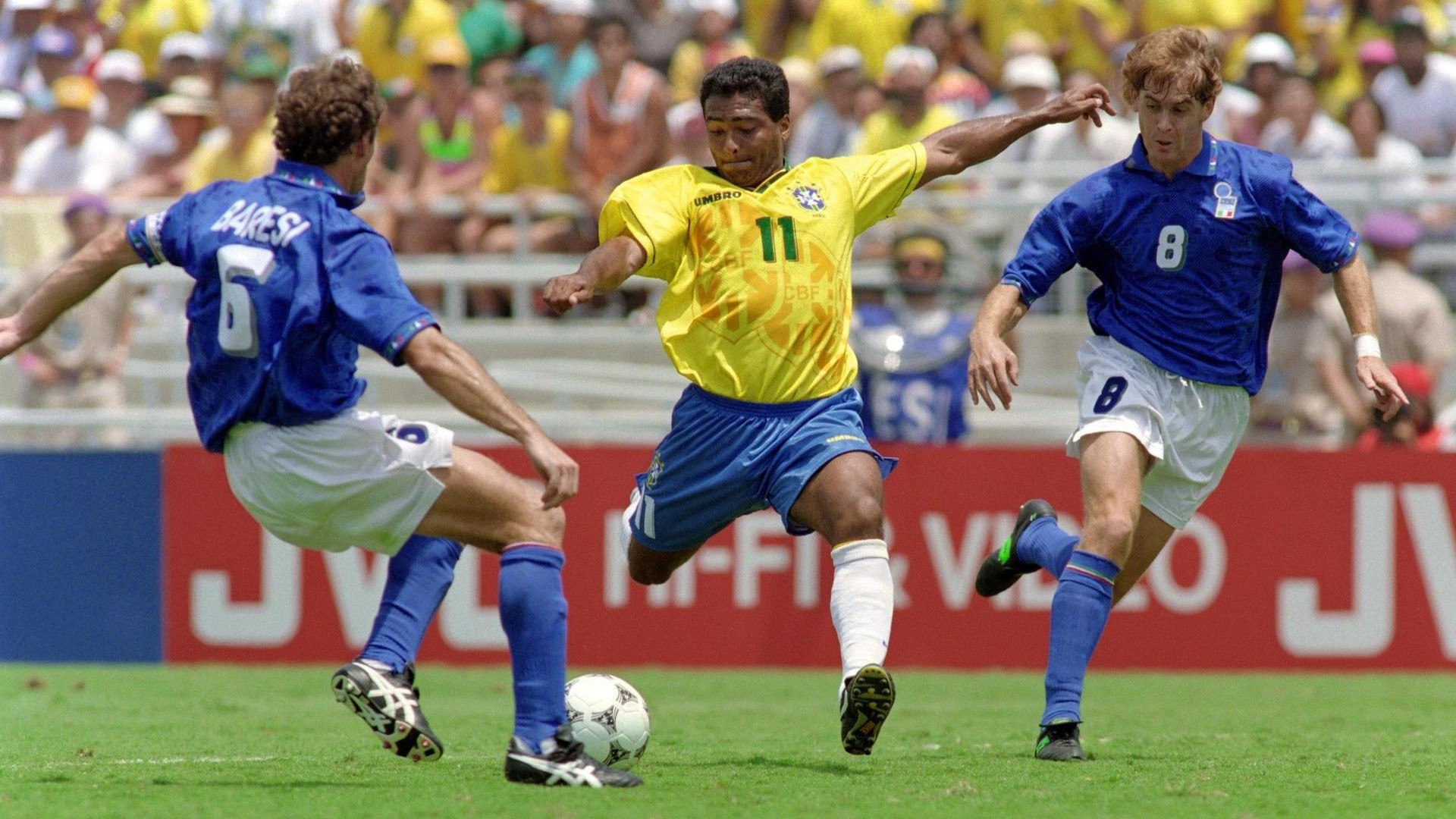Finale USA 94 tra Brasile e Italia Romario