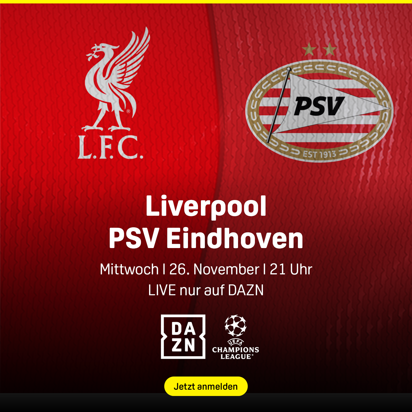 Liverpool PSV Eindhoven UEFA Champions League