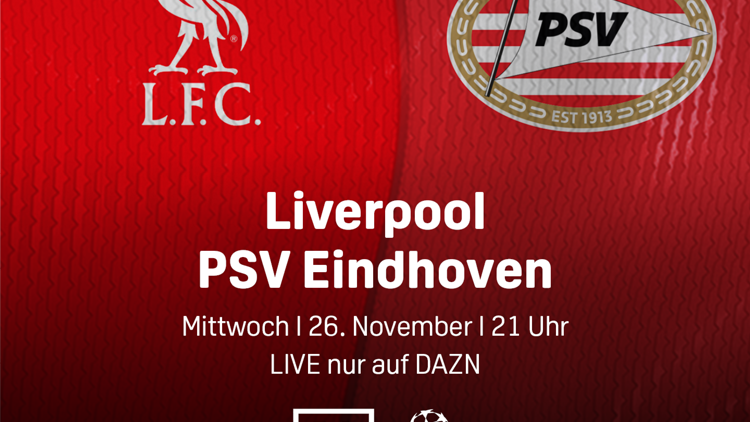 Liverpool PSV Eindhoven UEFA Champions League