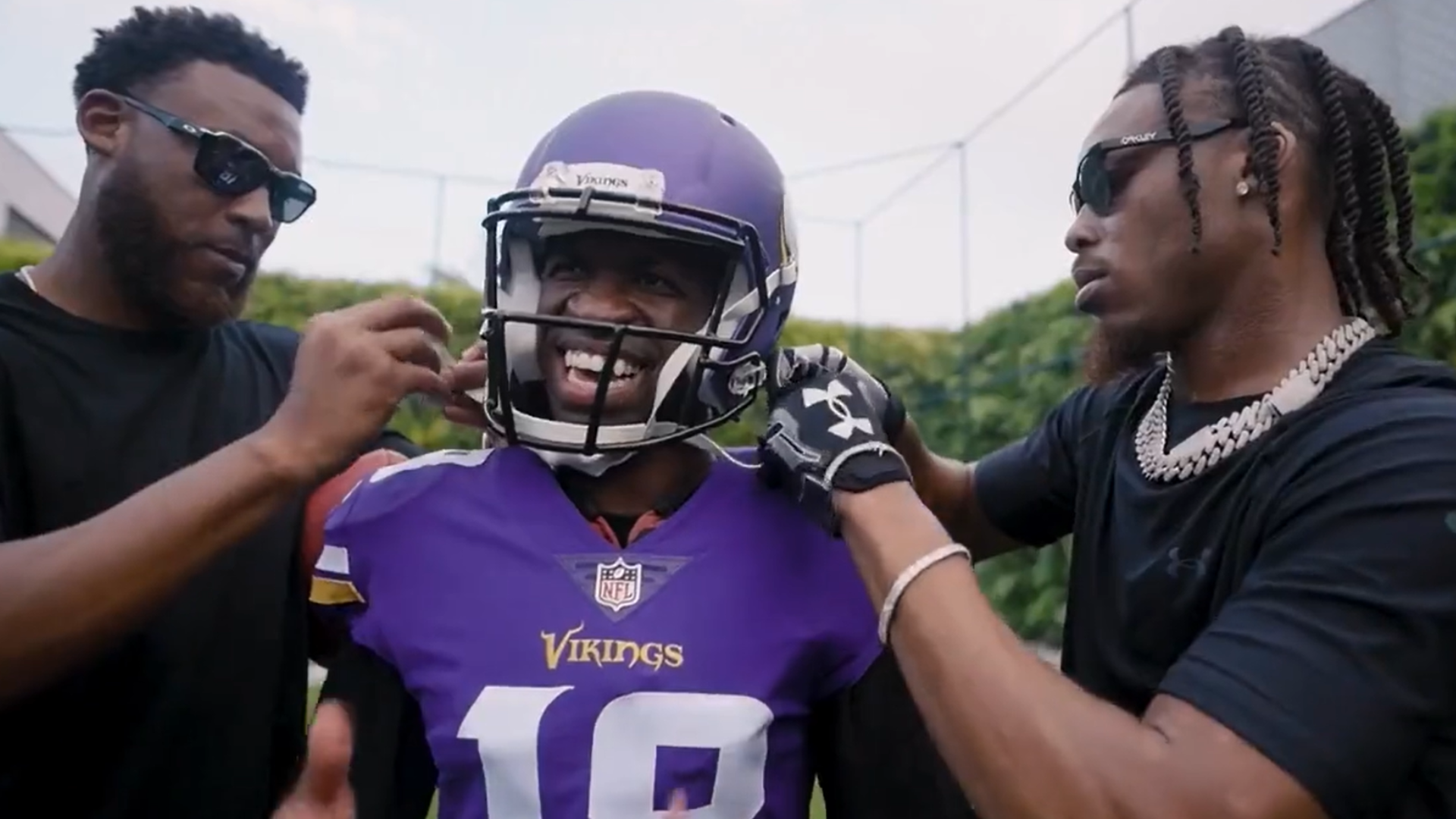 Vinicius Jr Justin Jefferson Minnesota VIkings NFL