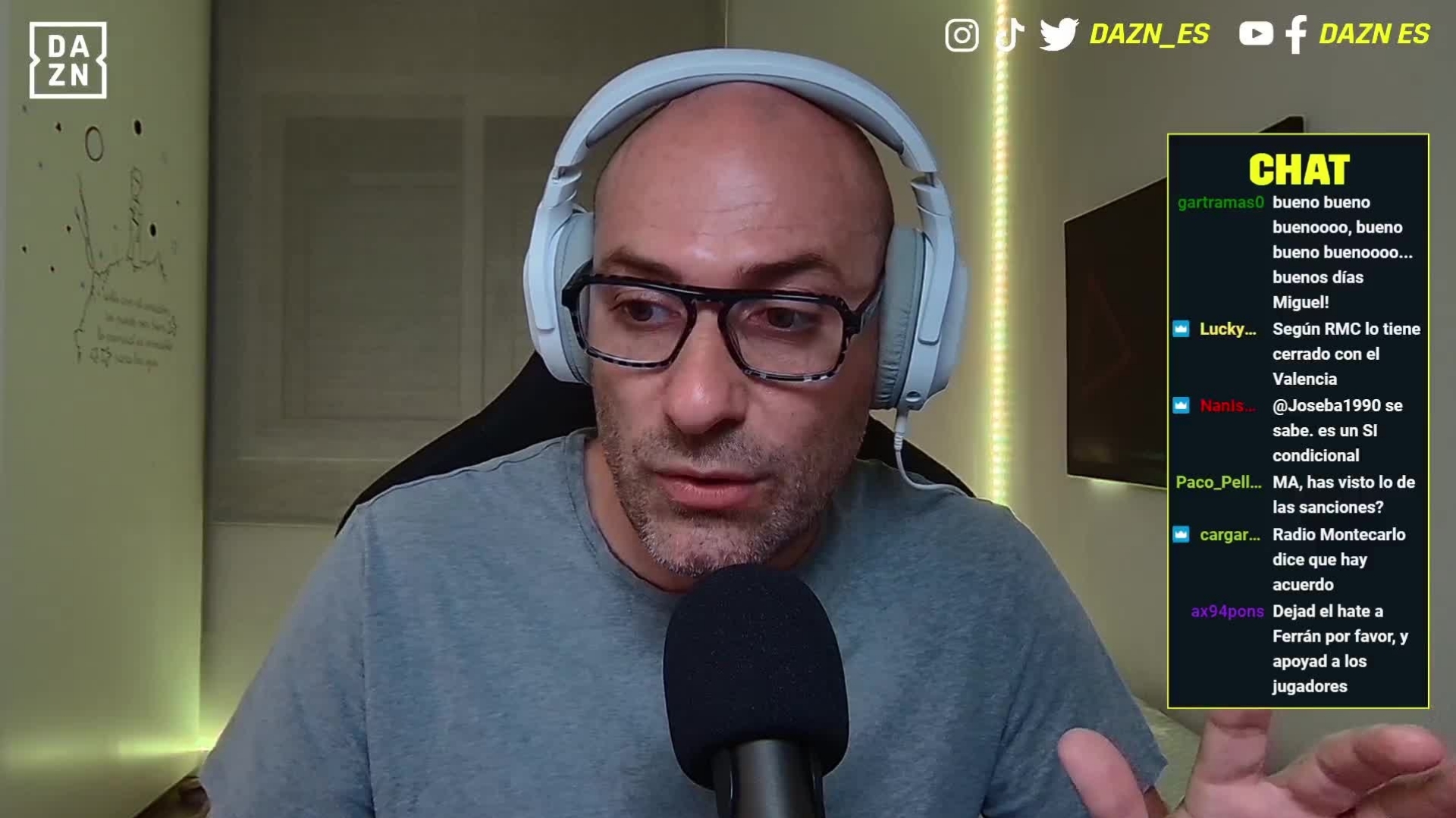 Miguel Ángel Román Twitch DAZN