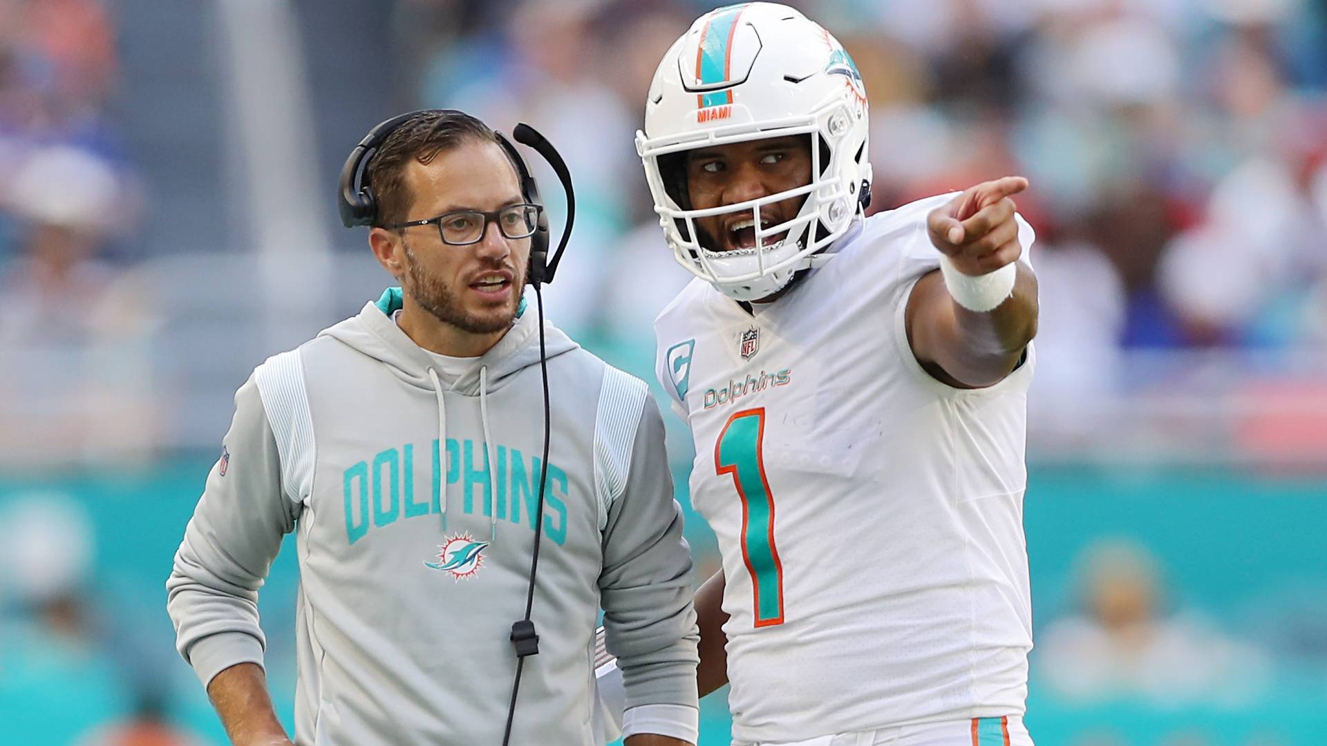 Tua and McDaniel Miami Dolphins_September2022