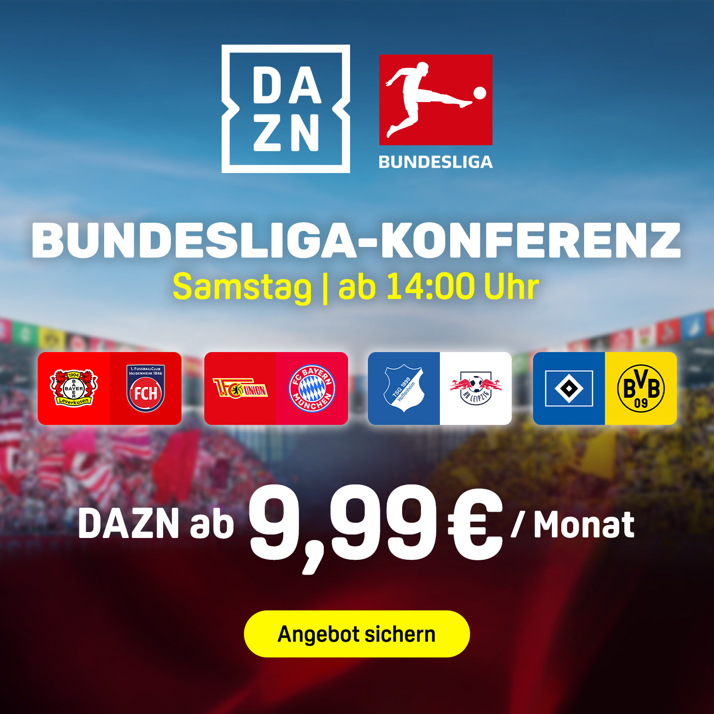 Banner Bundesliga Konferenz Angebot Spieltag 10
