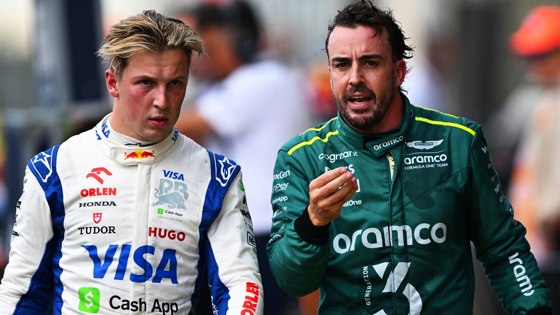 2024-10-20 Lawson Liam Alonso F1 Formula 1