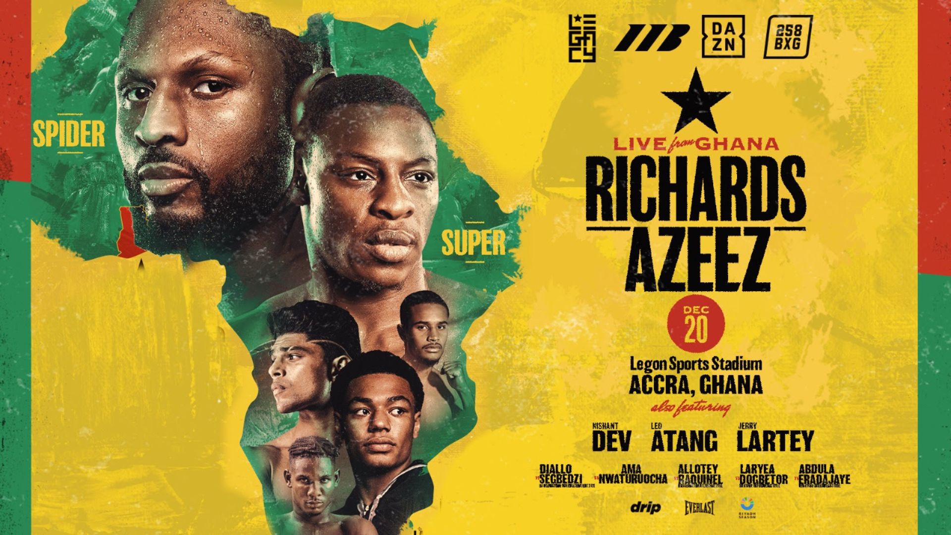 Craig Richards y Dan Azeez - Matchroom Ghana