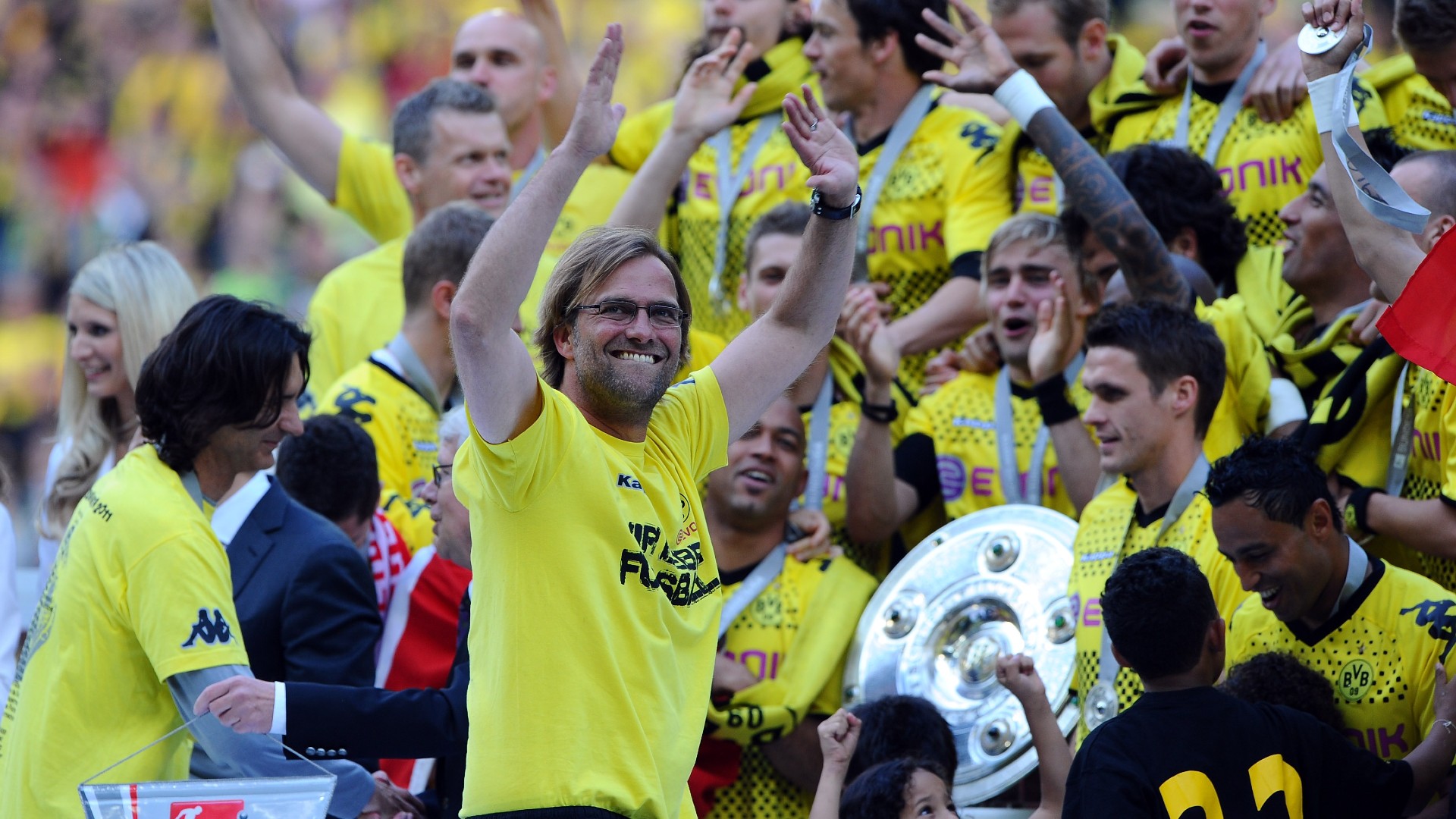 Jürgen Klopp Borussia Dortmund Meisterfeier 14052011