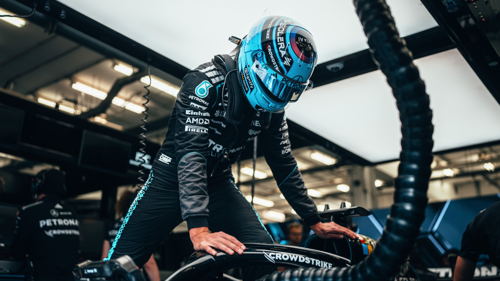 Mercedes, George Russell, Test Bahréin F1 2026