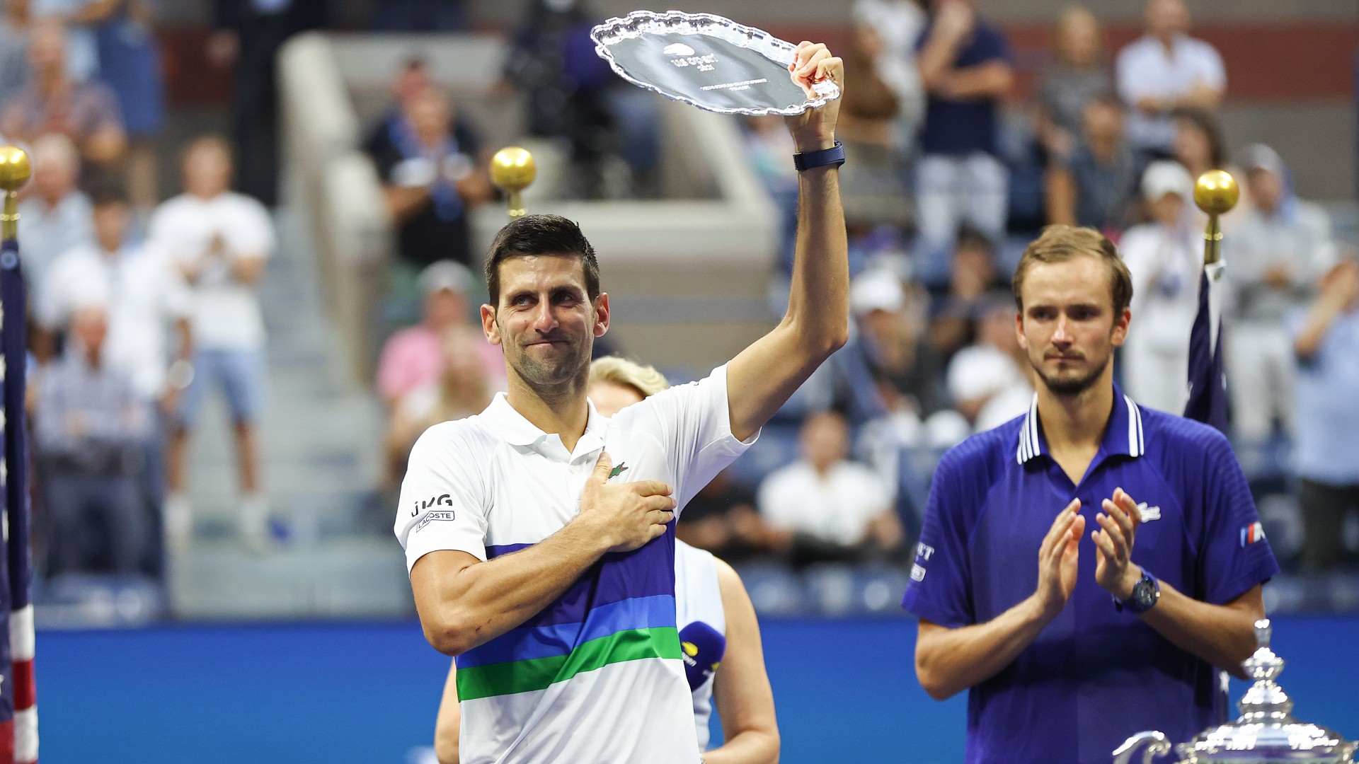 US Open 2021 - Dopo 27 successi consecutivi nei major, sfuma in finale a New York il Grande Slam di Novak Djokovic