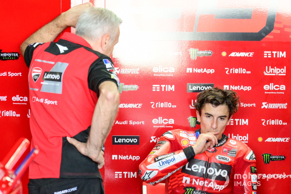 Marc Marquez, Ducati Team, Davide Tardozzi, Team manager Ducati Team