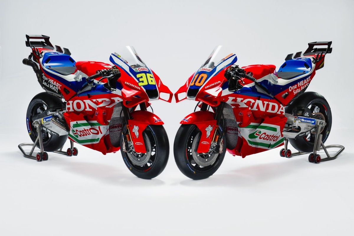 Decoración de la RC213V de Honda HRC para 2025