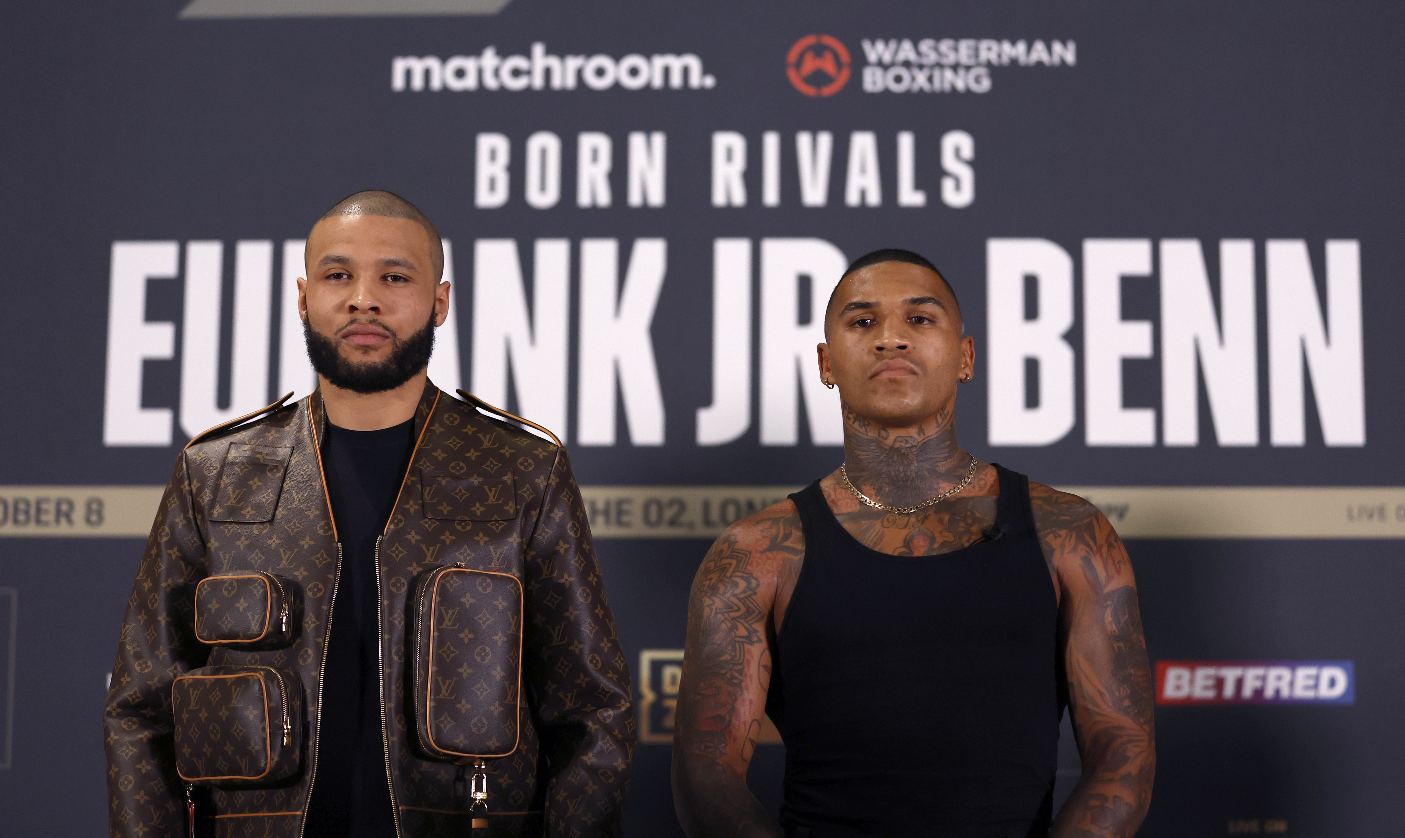 Chris Eubank Jr and Conor Benn press conference at Glaziers Hall