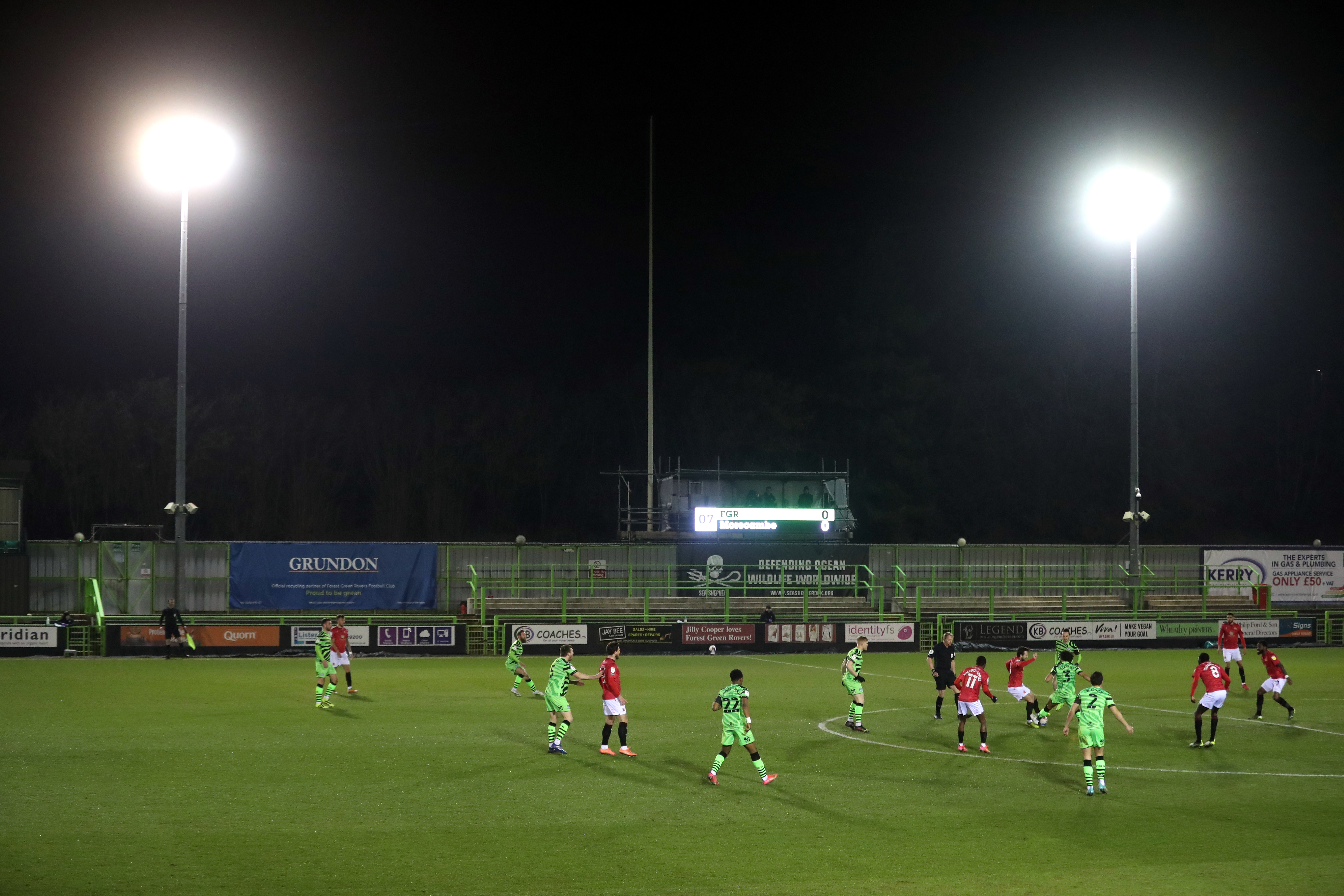Forest Green Rovers v Morecambe – Sky Bet League Two – The New Lawn Stadium