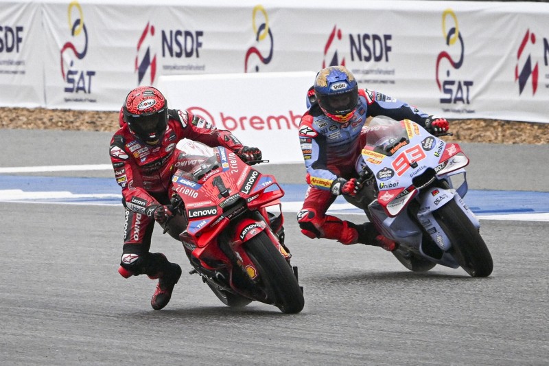 Pecco Bagnaia y Marc Márquez